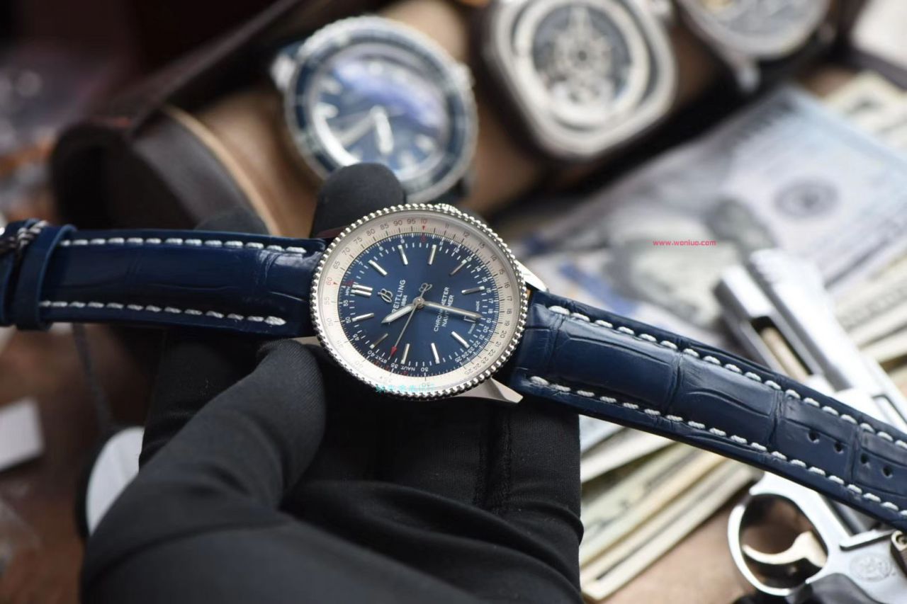 视频评测名表007定制版百年灵航空计时41毫米系列A17326211B1P1腕表 / BL157