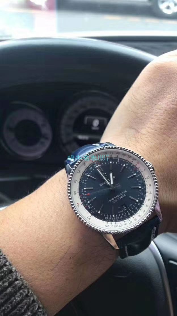 视频评测定制瑞士机芯  百年灵航空计时41毫米系列A17326211C1P3腕表 / BL156