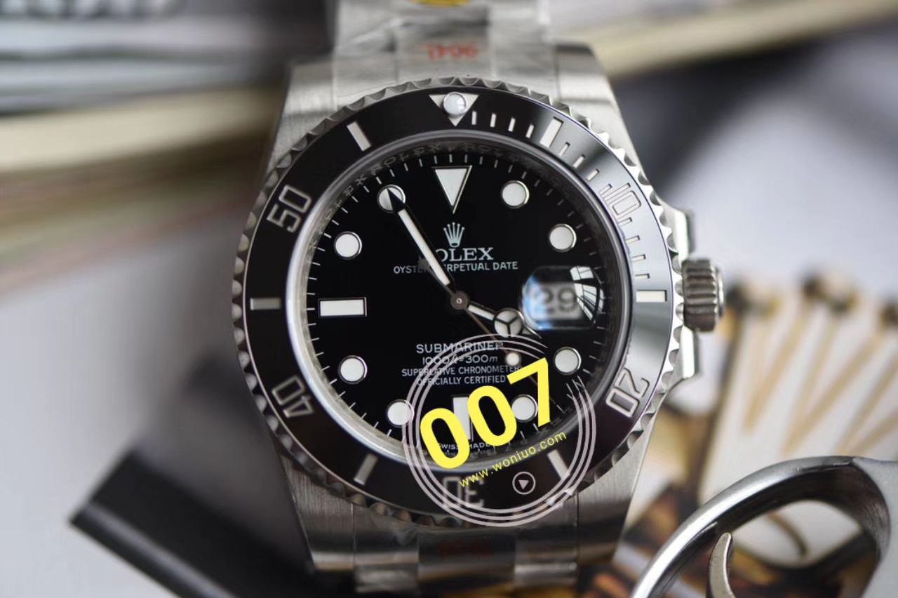 视频评测N厂官网V10S劳力士绿水鬼手表116610LV-97200 / R571