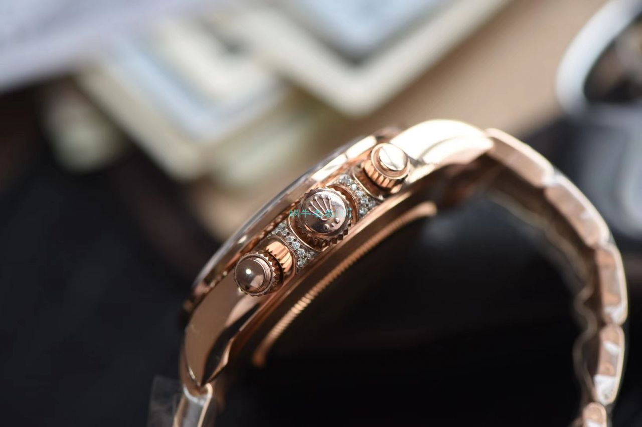 独家后加工真钻包金ROLEX彩虹迪劳力士宇宙计型迪通拿116595 RBOW腕表 / R577