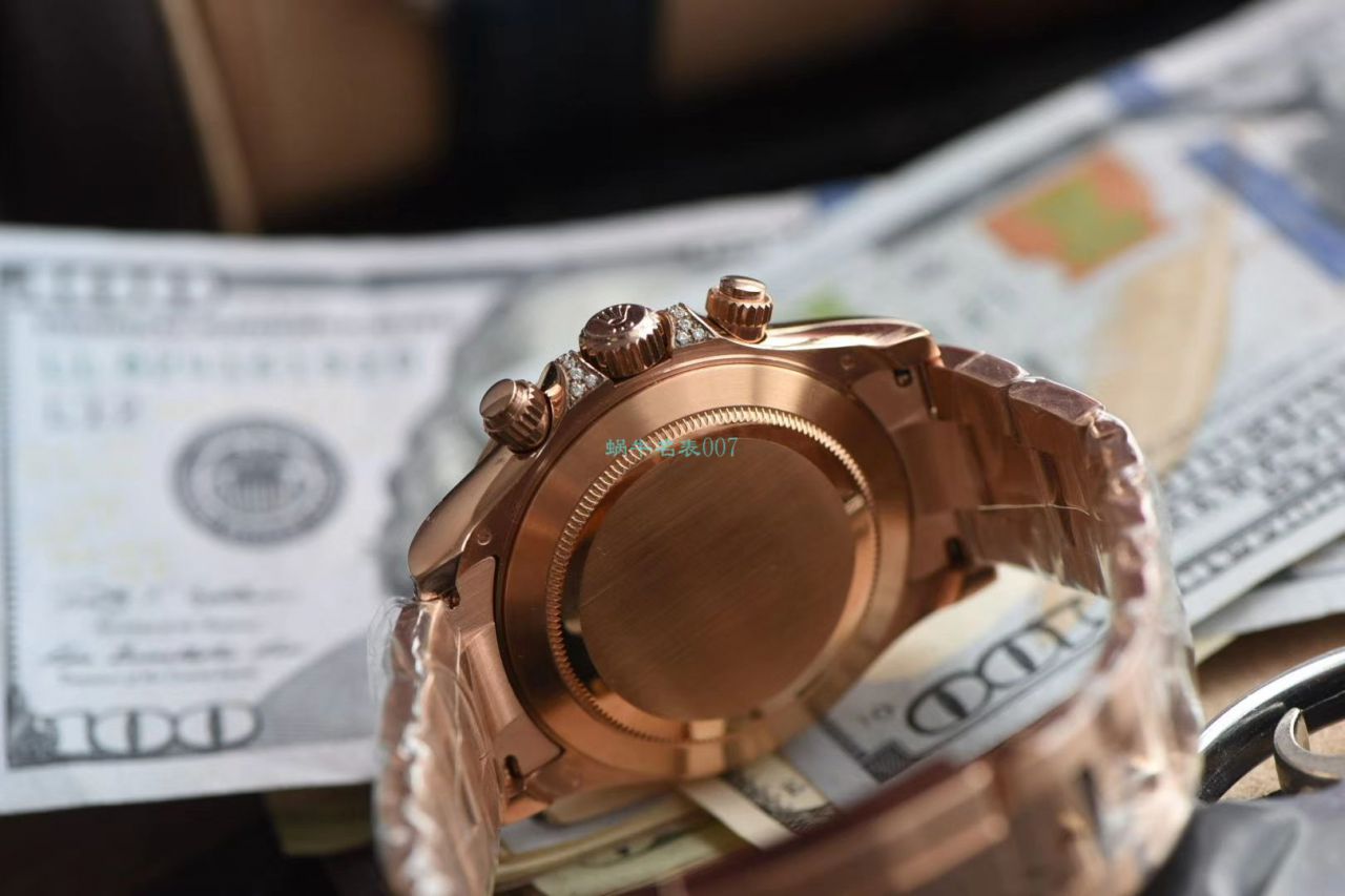 独家后加工真钻包金ROLEX彩虹迪劳力士宇宙计型迪通拿116595 RBOW腕表 / R577