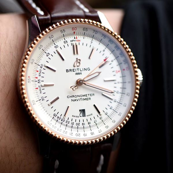   名表007独家定制瑞士SW机芯  百年灵航空计时1系列U17326211G1P1腕表