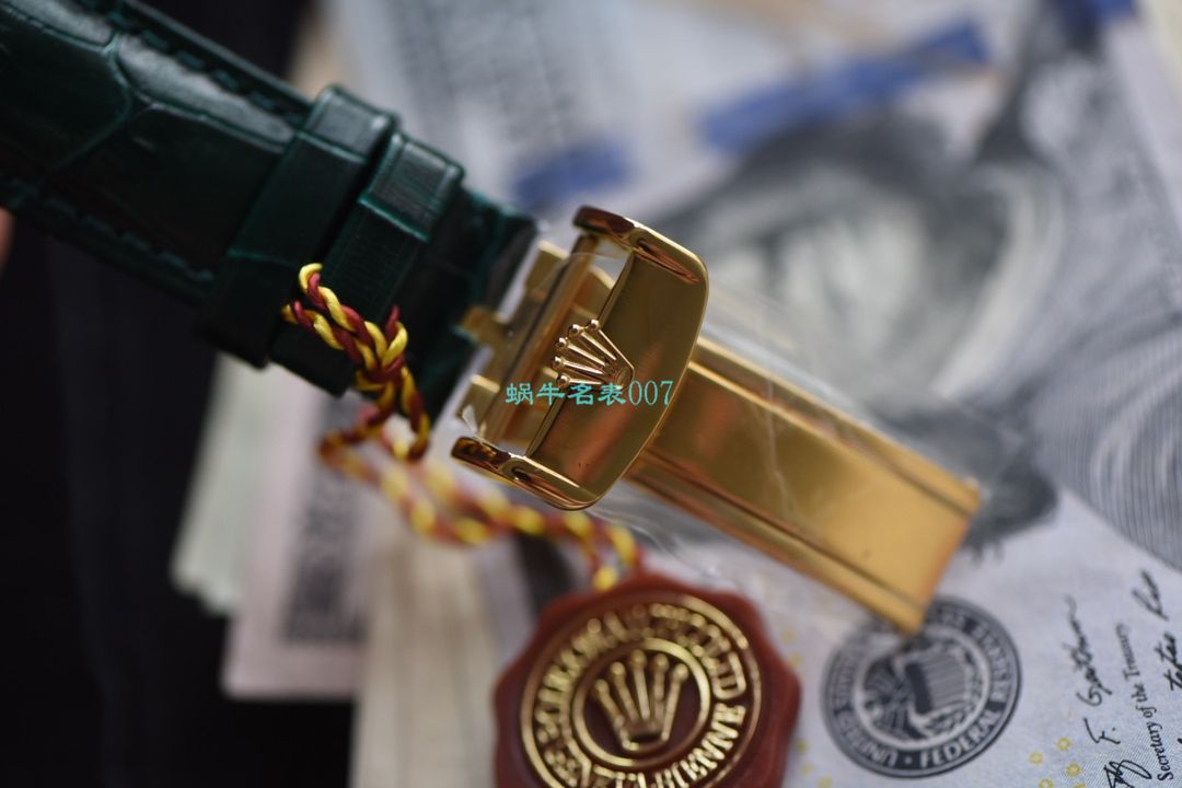 视频评测劳力士星期日历型系列118138-L(FC)绿盘腕表 / R582