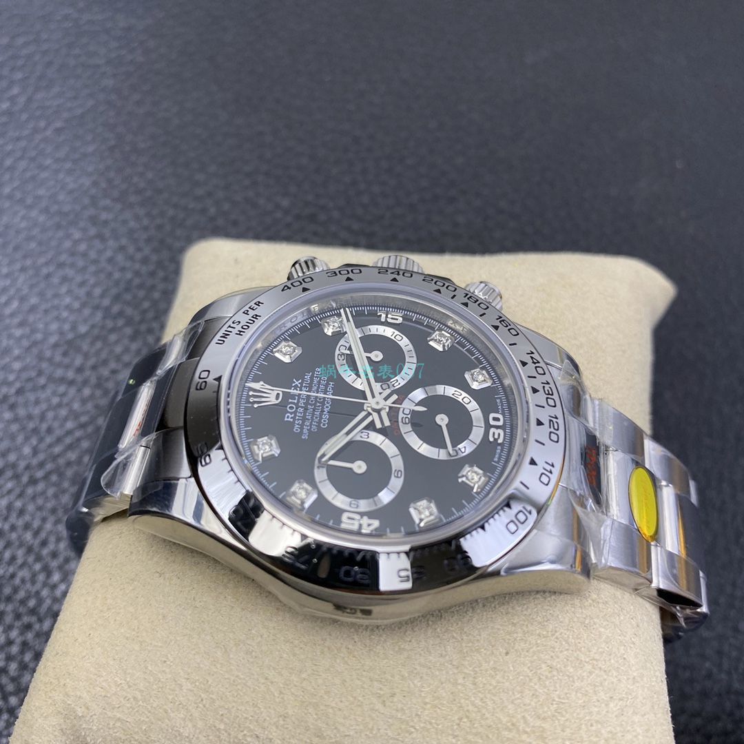 NOOB厂劳力士宇宙计型迪通拿系列m116509-0055 黑盘腕表 / R591