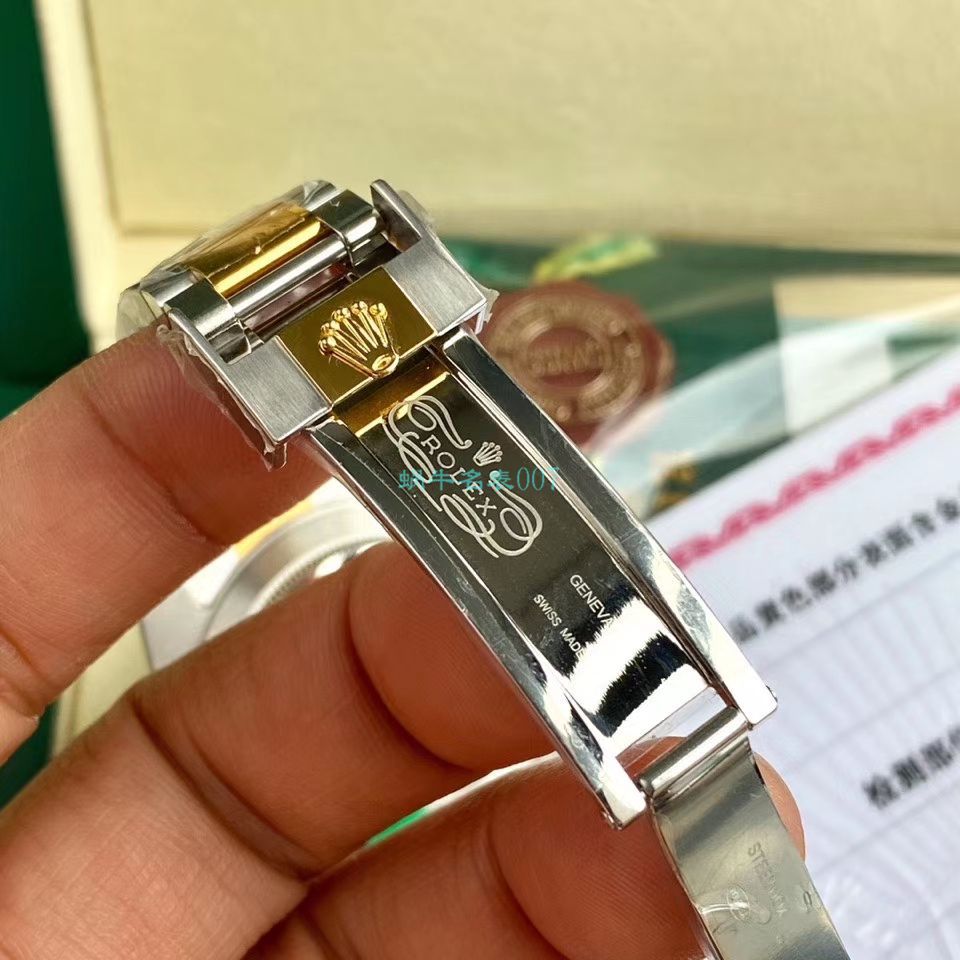 高端定制包金ETA机芯劳力士潜航者型116613LB-97203 蓝盘腕表(间金蓝水鬼) / R597