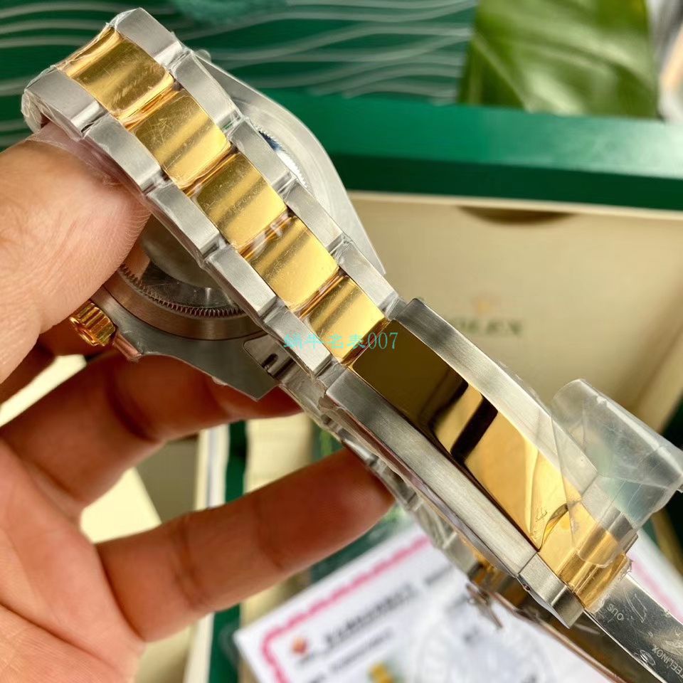 高端定制包金ETA机芯劳力士潜航者型116613-LN-97203间金黑水鬼黑盘腕表 / R596