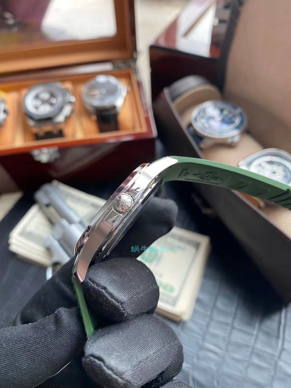 ZF厂百达翡丽绿面手雷5168G-010腕表 / BD291