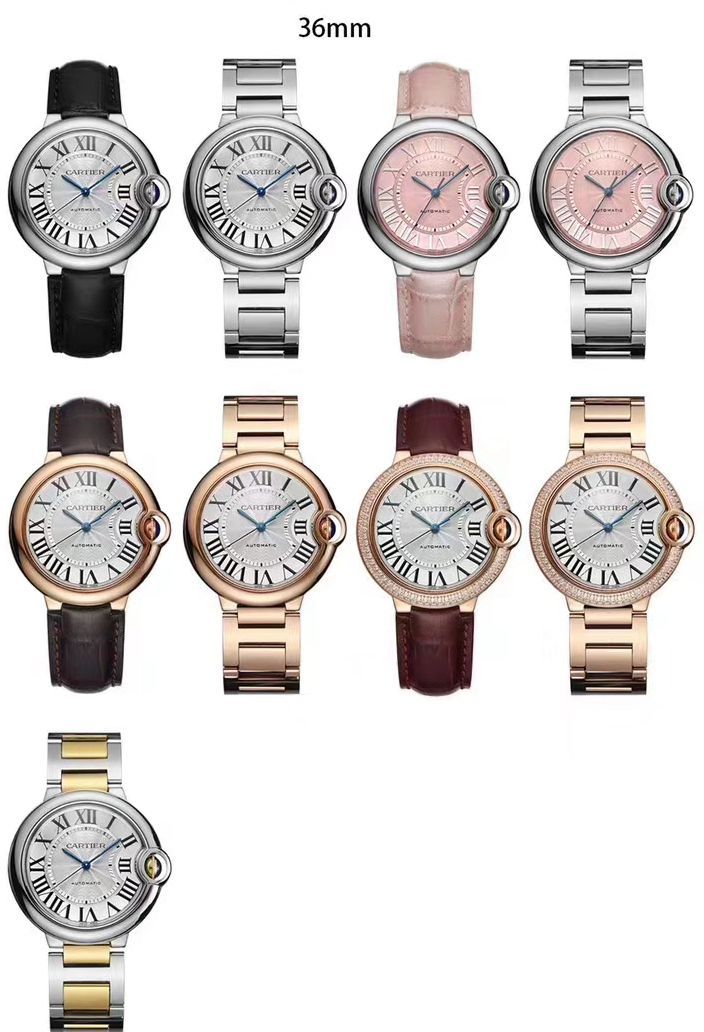   V6厂7K版手表  卡地亚33毫米超级副本蓝气球女装W6920071腕表 / K262