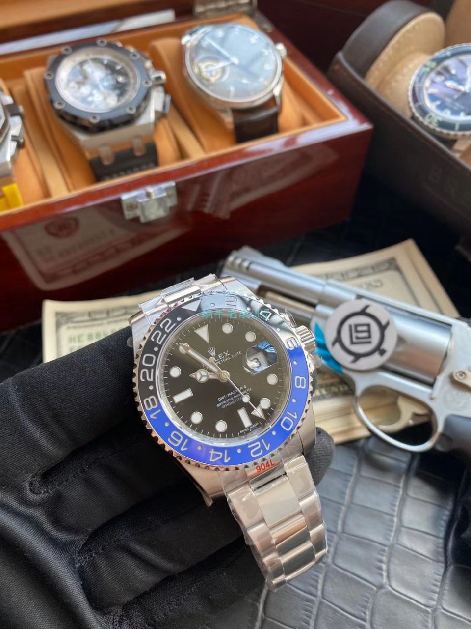 V9厂官网劳力士格林尼治型II系列116710BLNR-78200腕表(可乐圈) / R603