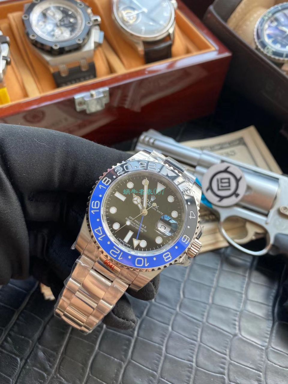 V9厂官网劳力士格林尼治型II系列116710BLNR-78200腕表(可乐圈) / R603