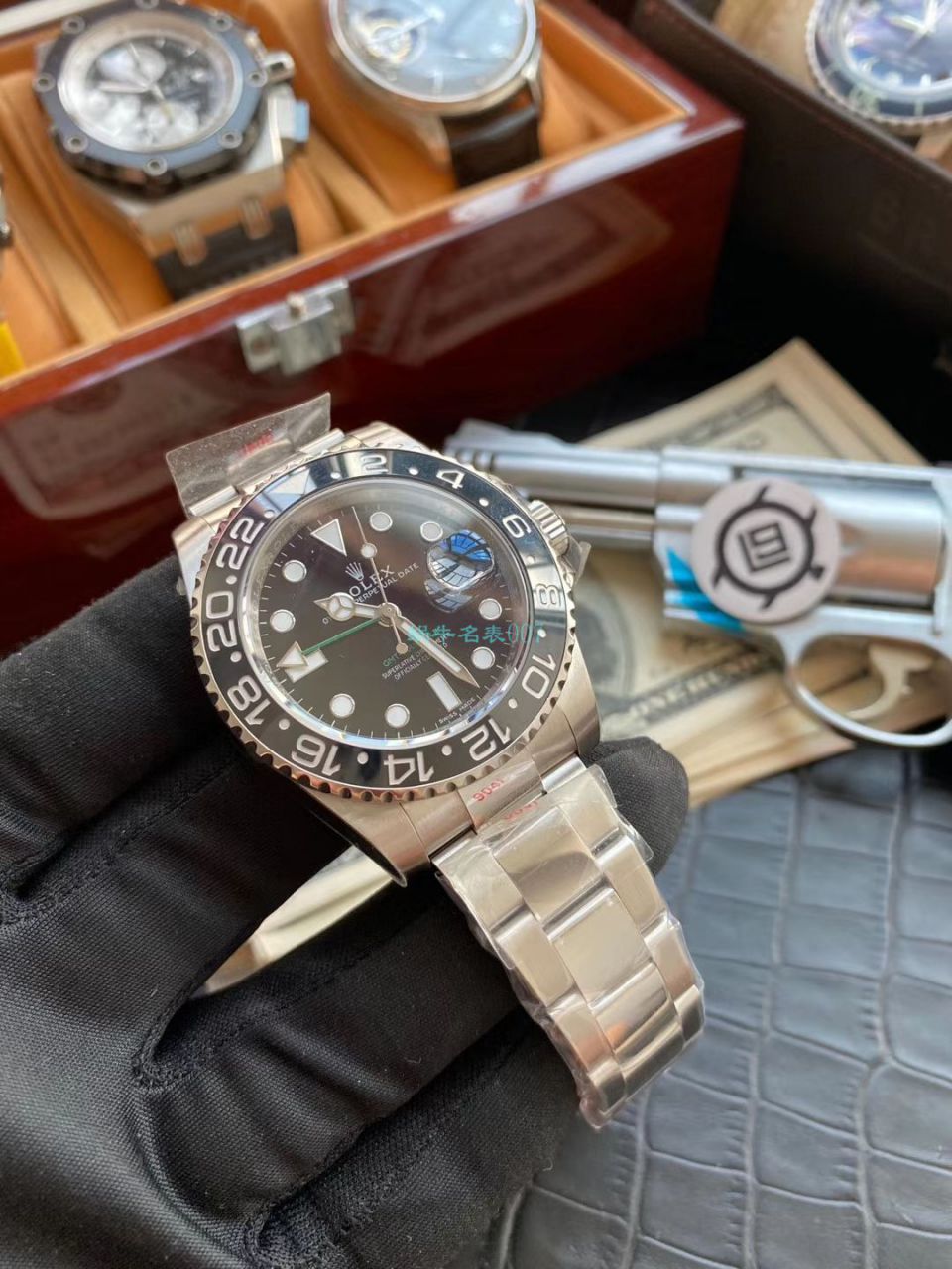 V9厂高劳力士格林尼治型II系列116710LN-78200腕表(绿针) / R605