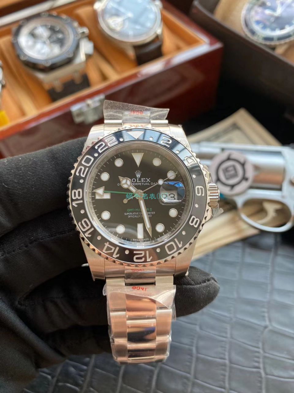 V9厂高劳力士格林尼治型II系列116710LN-78200腕表(绿针) / R605