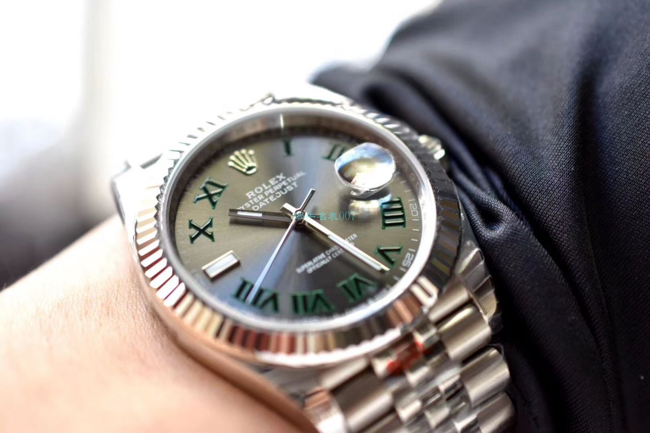 RE厂劳力士日志型系列m126334-0022绿萝腕表 / R607