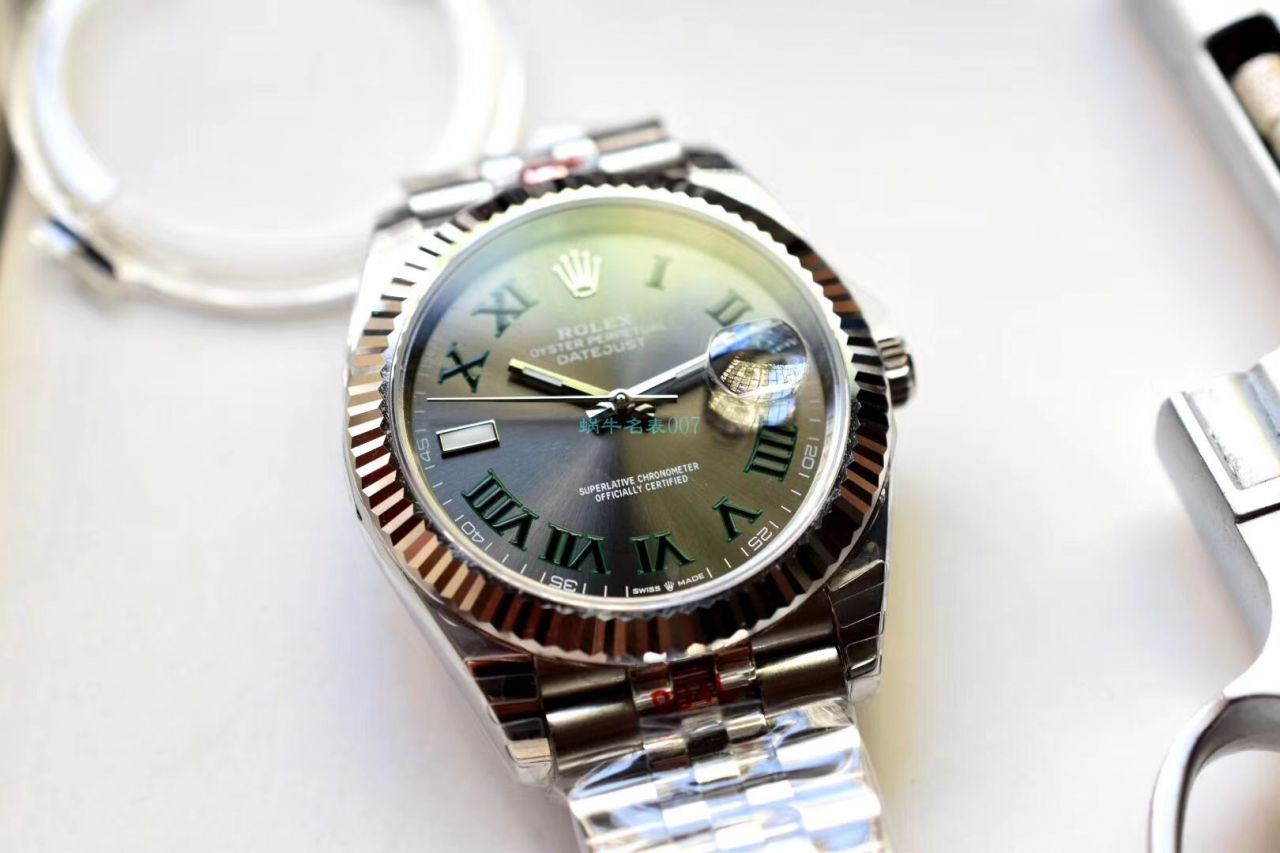RE厂劳力士日志型系列m126334-0022绿萝腕表 / R607