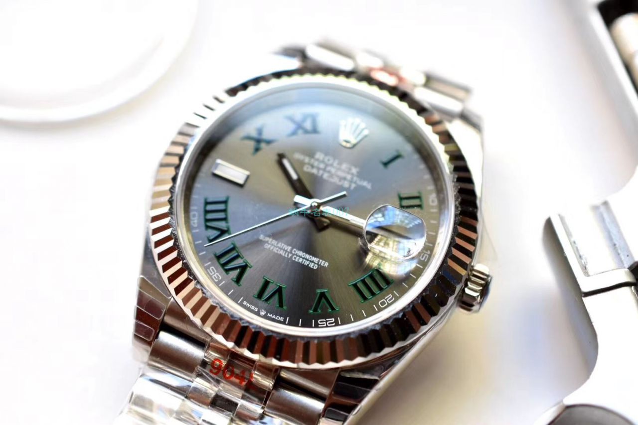 RE厂劳力士日志型系列m126334-0022绿萝腕表 / R607
