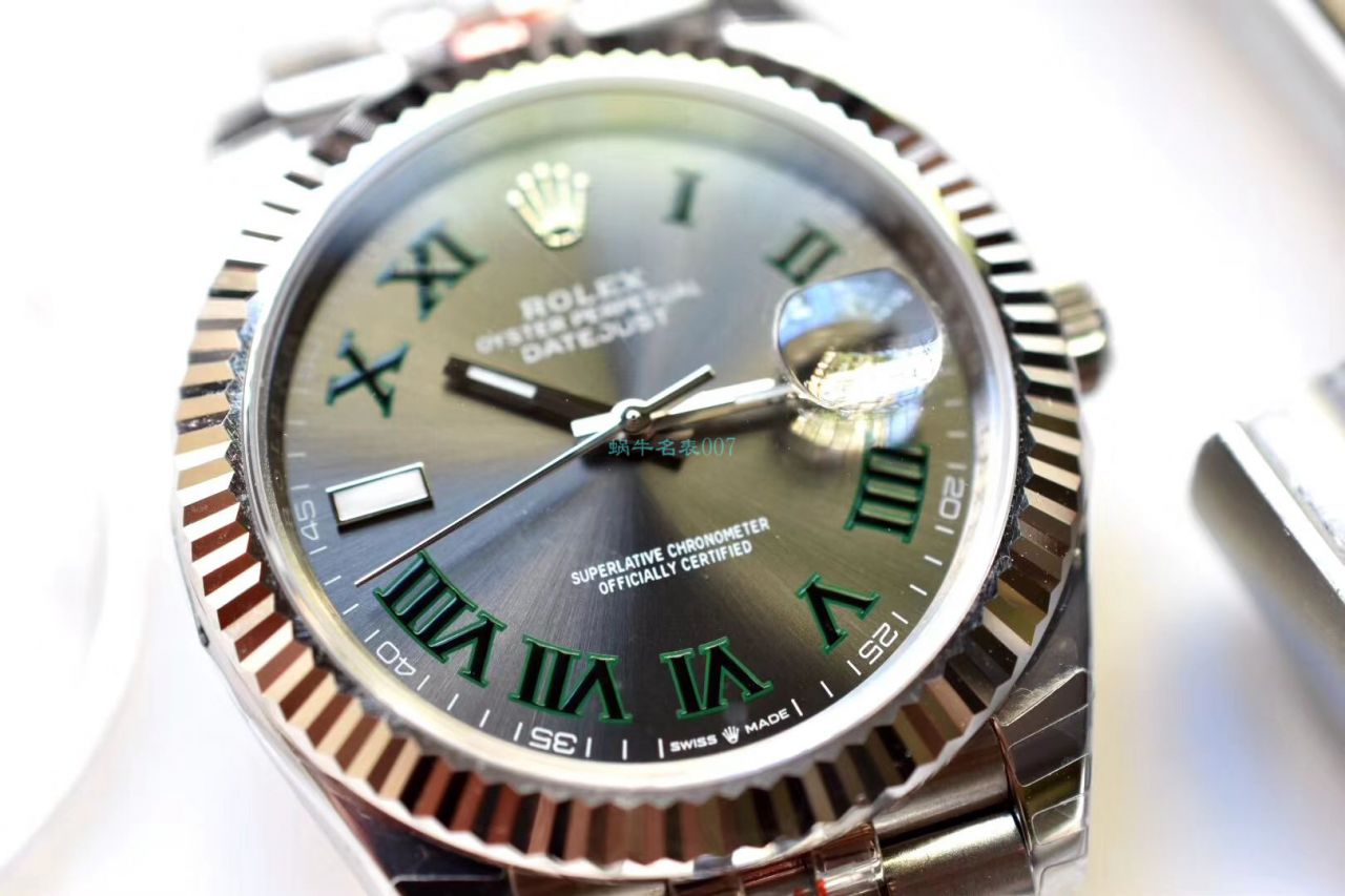 RE厂劳力士日志型系列m126334-0022绿萝腕表 / R607