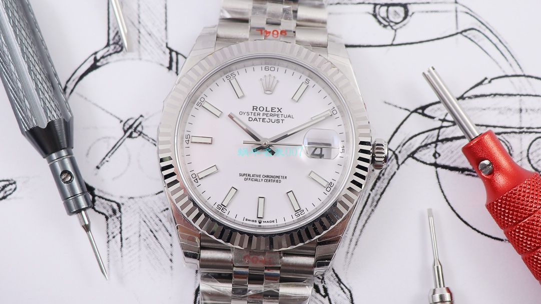 RE厂劳力士日志型系列m126334-0022绿萝腕表 / R607