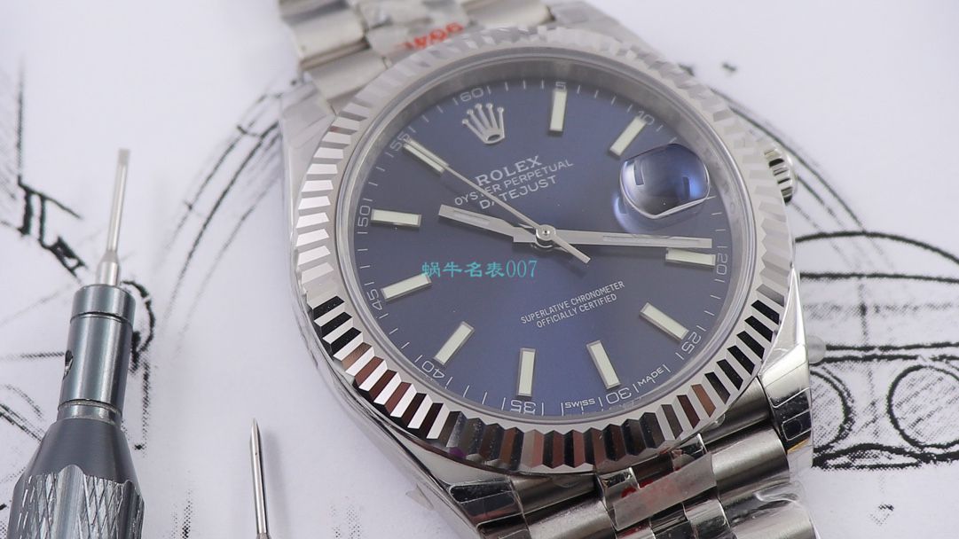 RE厂劳力士日志型系列m126334-0022绿萝腕表 / R607