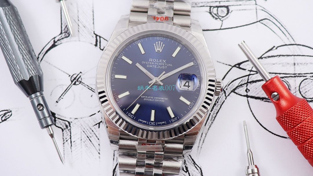 RE厂劳力士日志型系列m126334-0022绿萝腕表 / R607