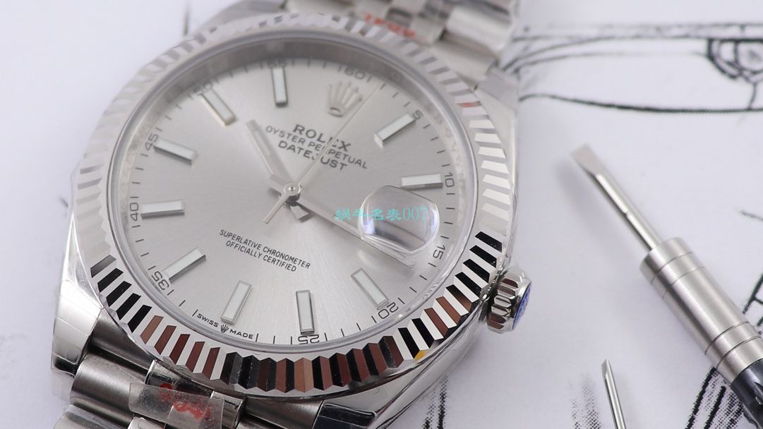 RE厂劳力士日志型系列m126334-0022绿萝腕表 / R607