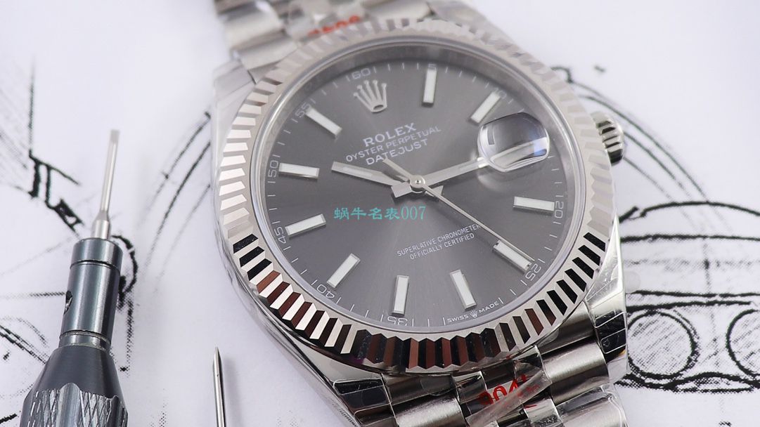 RE厂劳力士日志型系列m126334-0022绿萝腕表 / R607