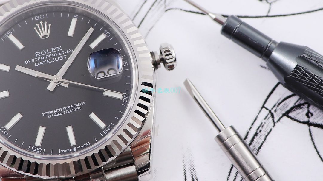 RE厂劳力士日志型系列m126334-0022绿萝腕表 / R607