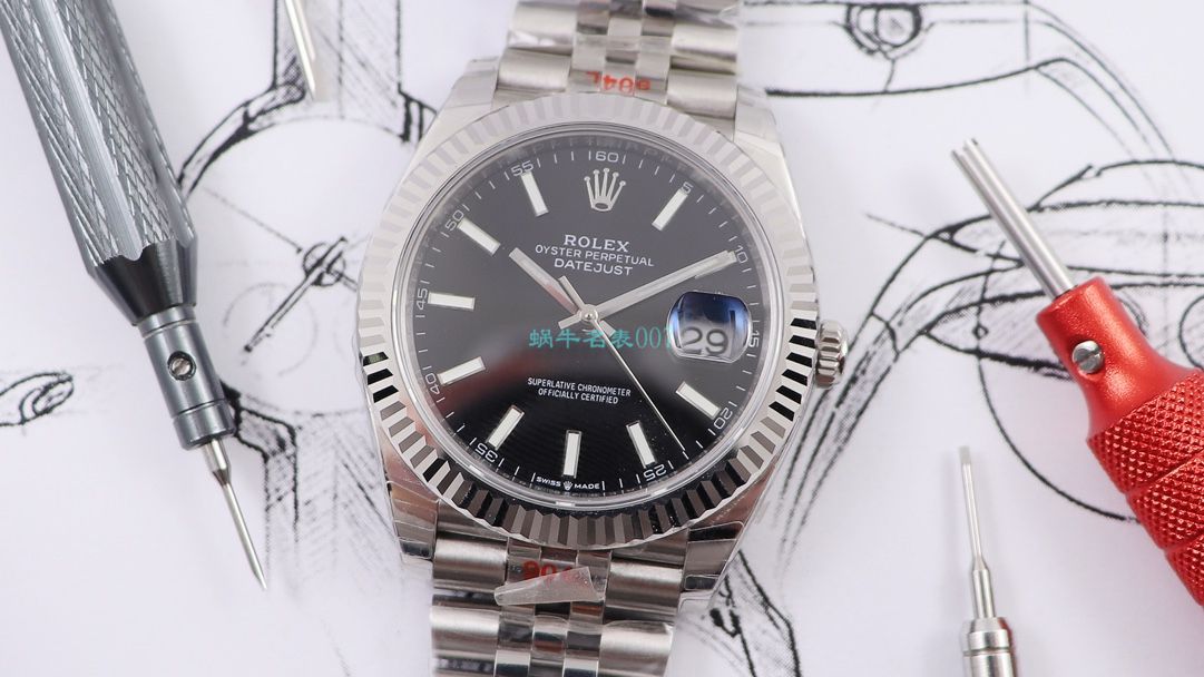 RE厂劳力士日志型系列m126334-0022绿萝腕表 / R607