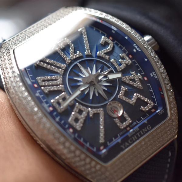 ZF厂法穆兰蔚蓝之作V45蓝游艇蓝面魅影镶钻款