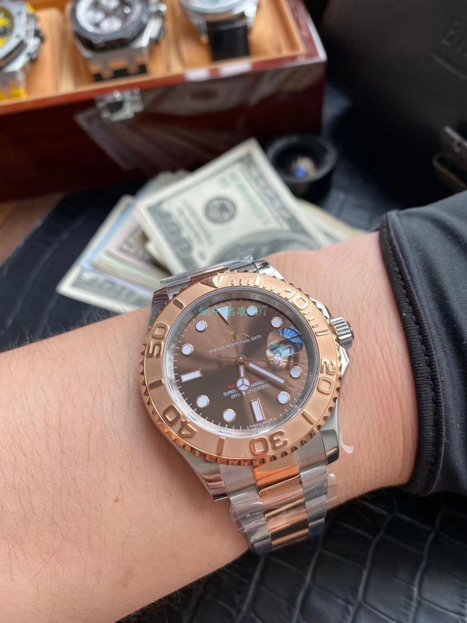 AR厂玫瑰金劳力士游艇名仕型系列m126621-0001腕表 / R608
