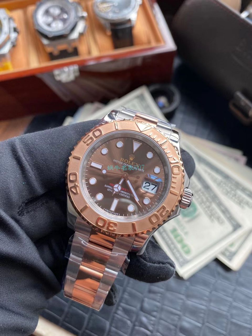 AR厂玫瑰金劳力士游艇名仕型系列m126621-0001腕表 / R608