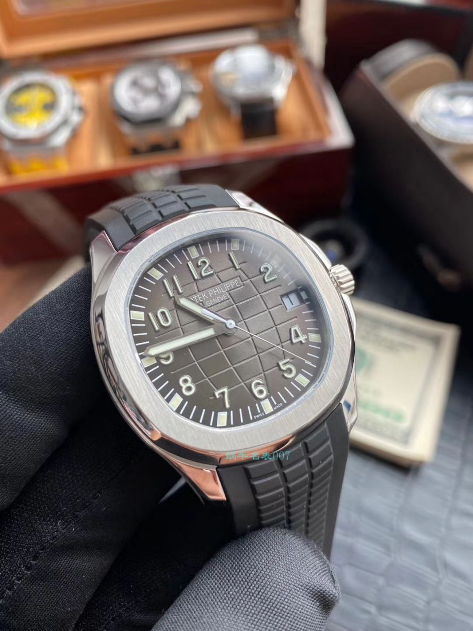 ZF厂百达翡丽绿面手雷5168G-010腕表 / BD291