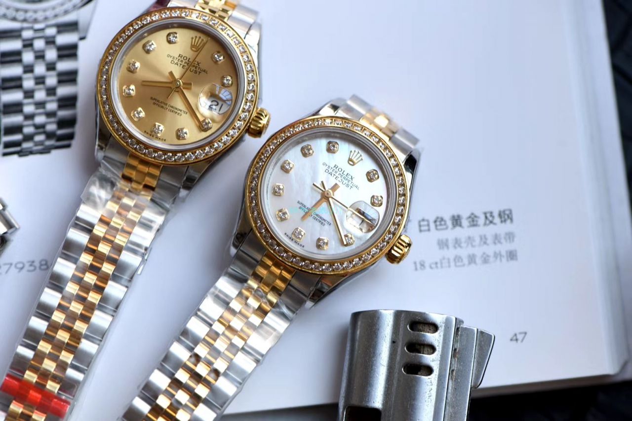TW厂劳力士女装28MM日志型m279381rbr-0003，m279383rbr-0021腕表 / R612