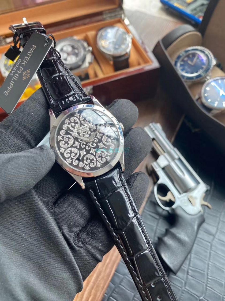 FL厂百达翡丽古典表系列5088/100P-001雕花腕表 / BD293