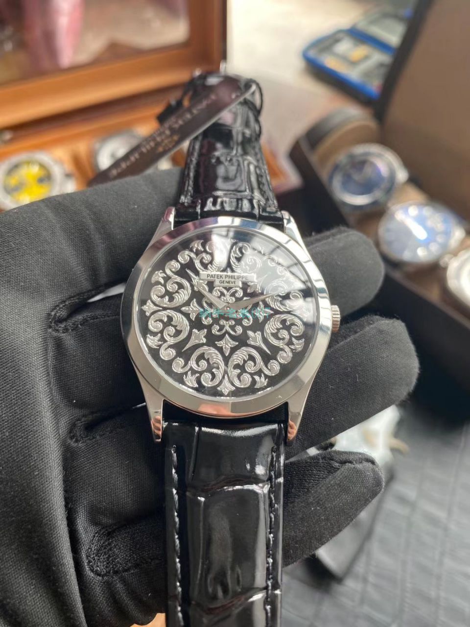 FL厂百达翡丽古典表系列5088/100P-001雕花腕表 / BD293