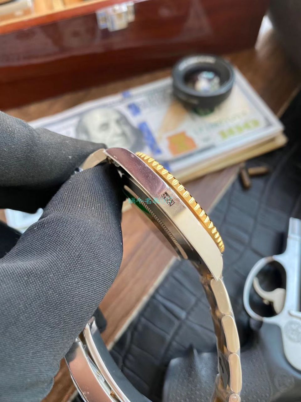 VR厂劳力士包金手表潜航者型间金蓝水鬼116613LB-97203 蓝盘腕表 / R613