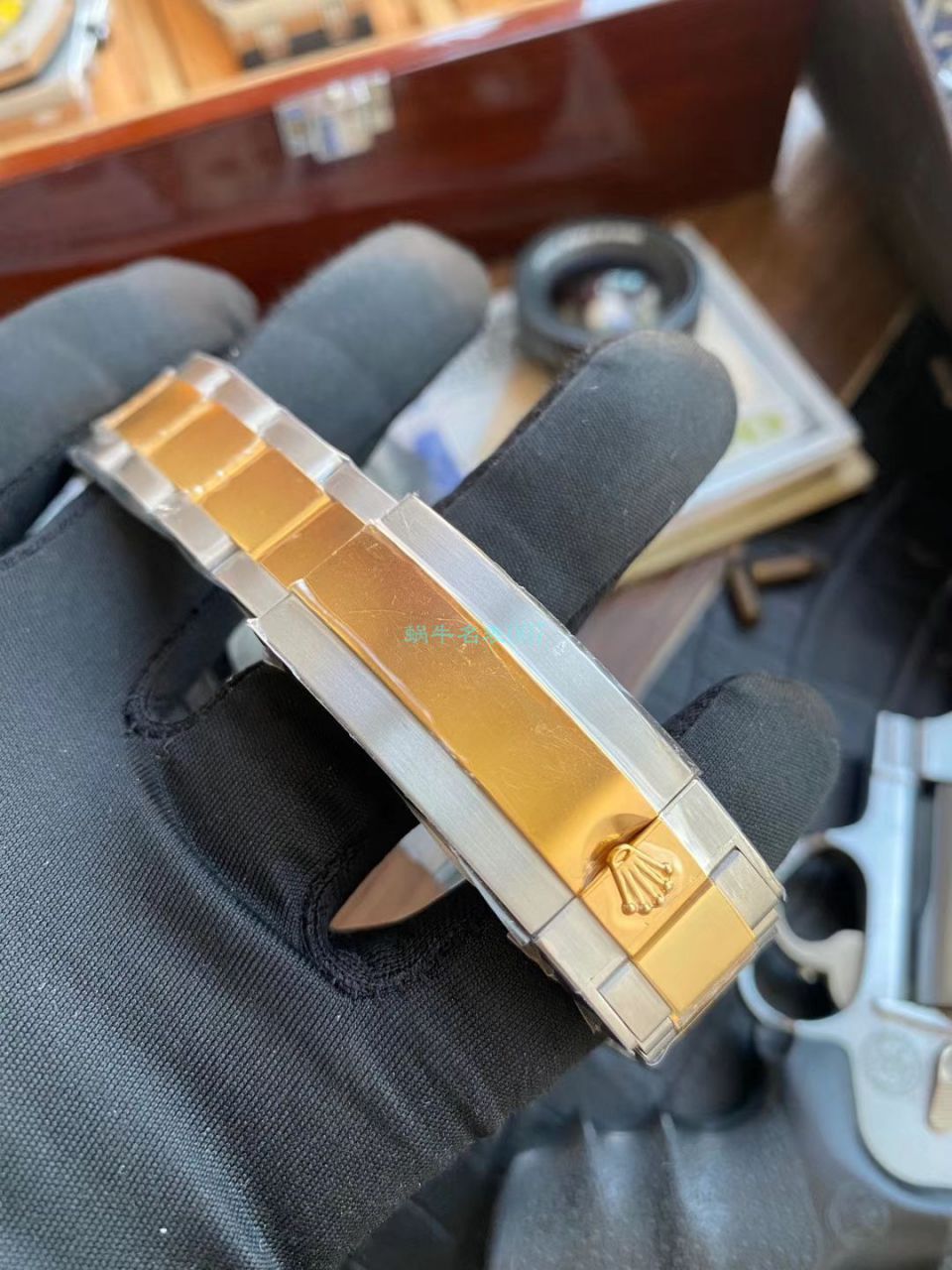 VR厂劳力士包金手表潜航者型间金蓝水鬼116613LB-97203 蓝盘腕表 / R613