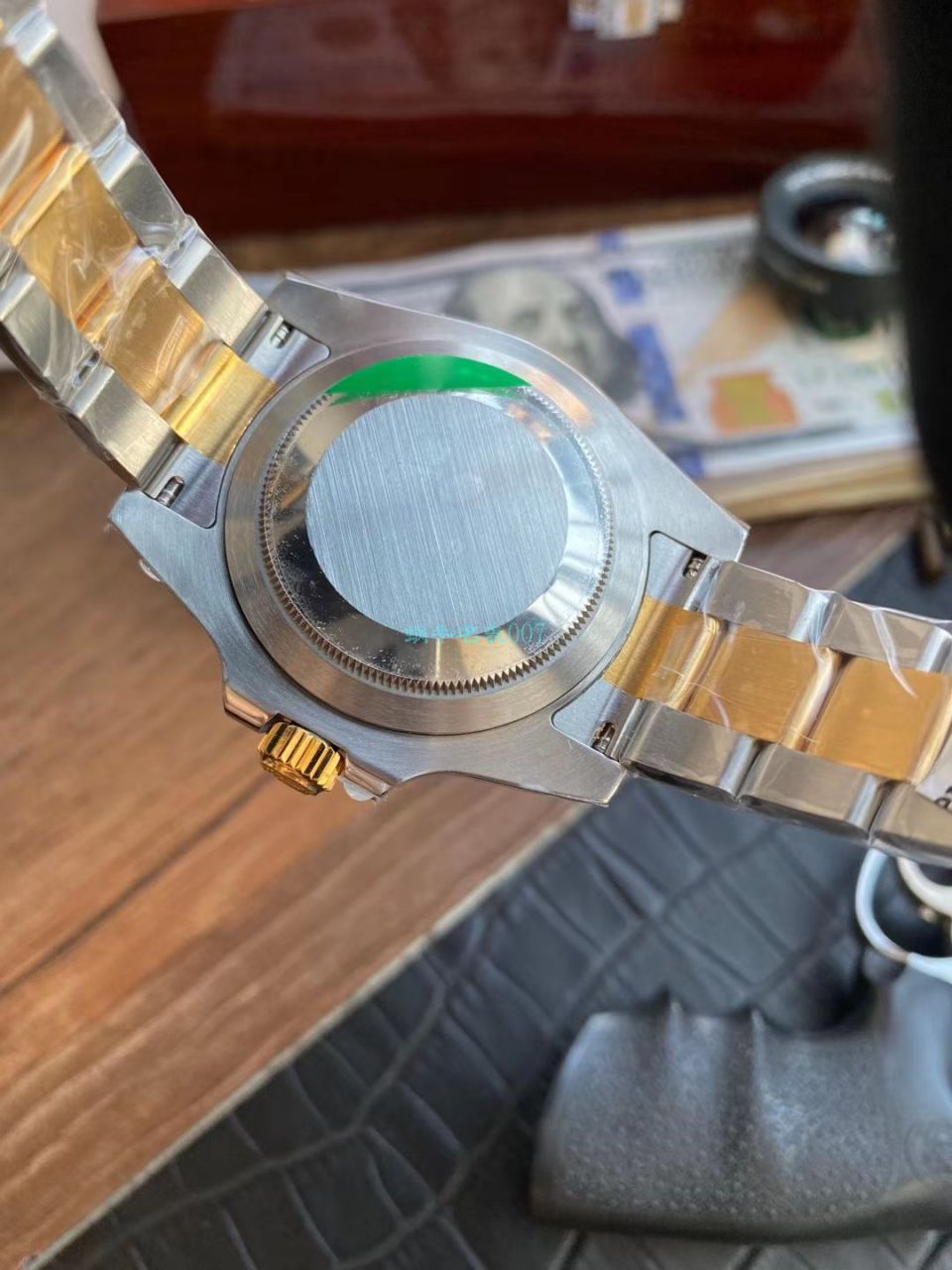VR厂劳力士包金手表潜航者型间金蓝水鬼116613LB-97203 蓝盘腕表 / R613