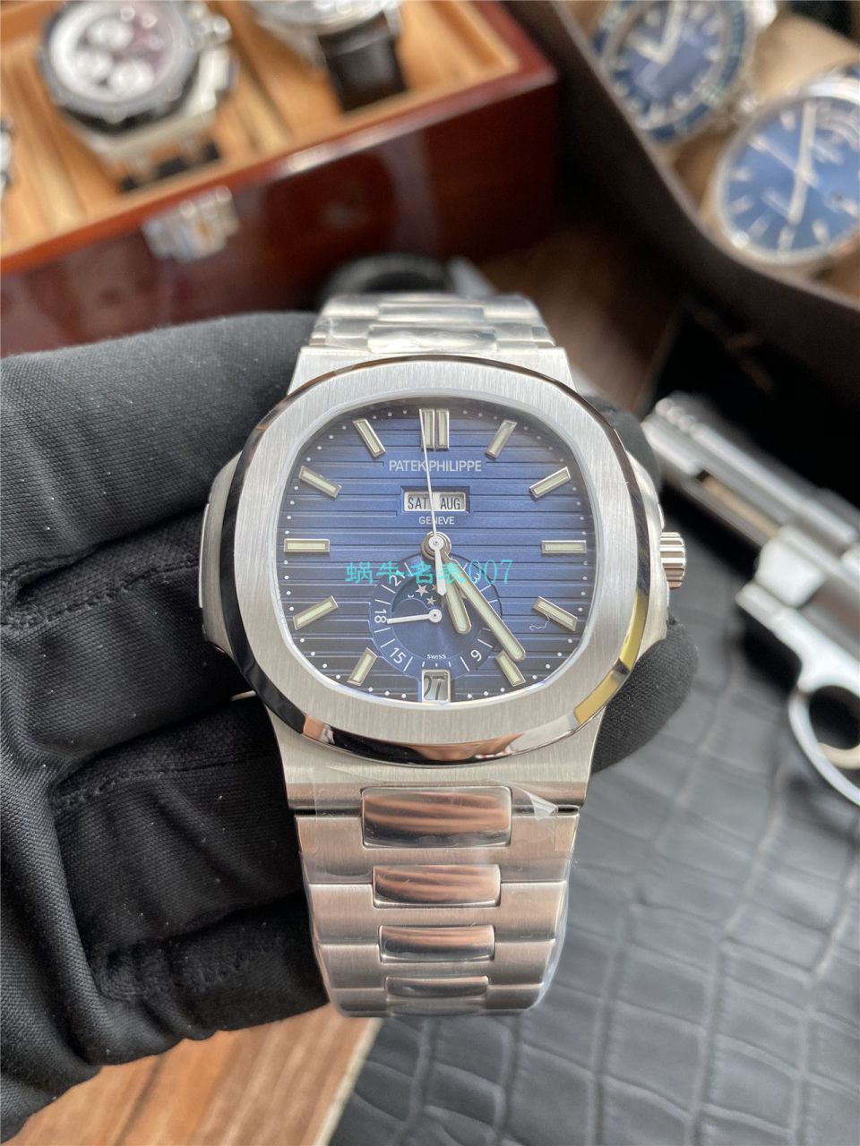 视频评测V9厂百达翡丽鹦鹉螺5726/1A-014，5726/1A-010，5726/1A-001手表 / BD308