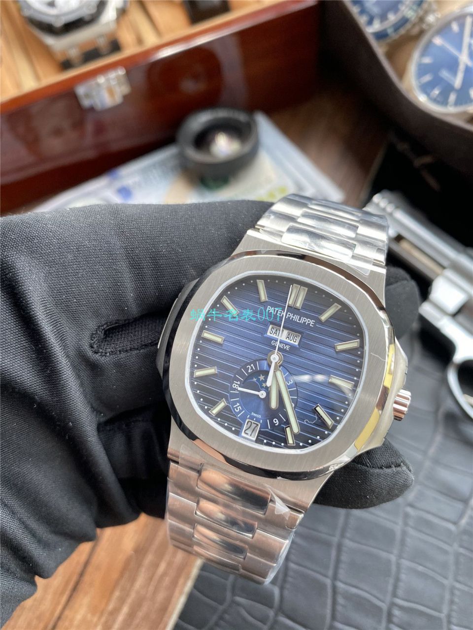 视频评测V9厂百达翡丽鹦鹉螺5726/1A-014，5726/1A-010，5726/1A-001手表 / BD308