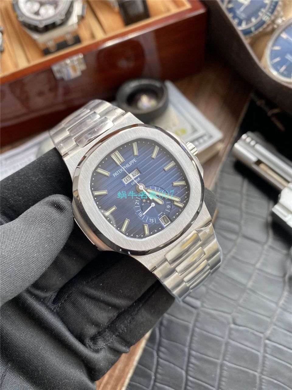 视频评测V9厂百达翡丽鹦鹉螺5726/1A-014，5726/1A-010，5726/1A-001手表 / BD308