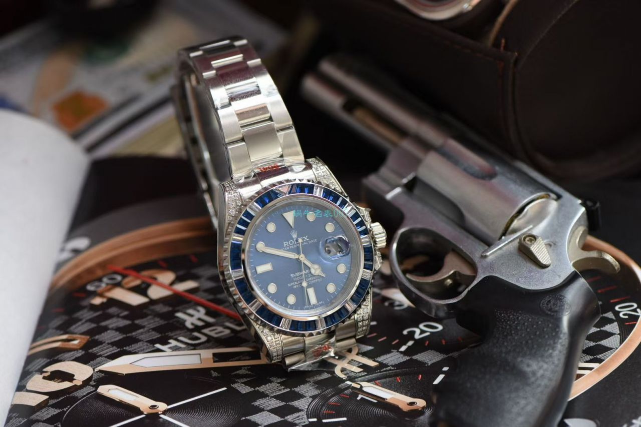 GM厂劳力士罗志祥同款后钻蓝钻鬼 / R618