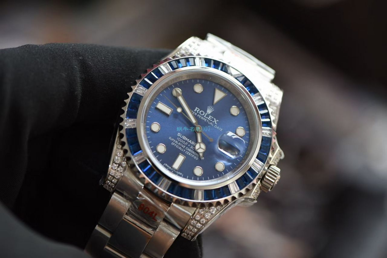 GM厂劳力士罗志祥同款后钻蓝钻鬼 / R618