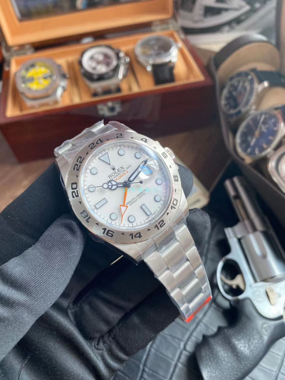 劳力士探险家型系列m216570-0001 白盘腕表  N厂探险家二代超级3187自动机械机芯   / R316