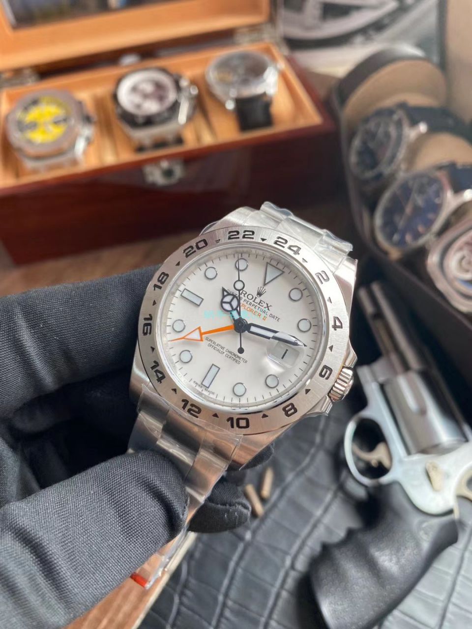 劳力士探险家型系列m216570-0001 白盘腕表  N厂探险家二代超级3187自动机械机芯   / R316