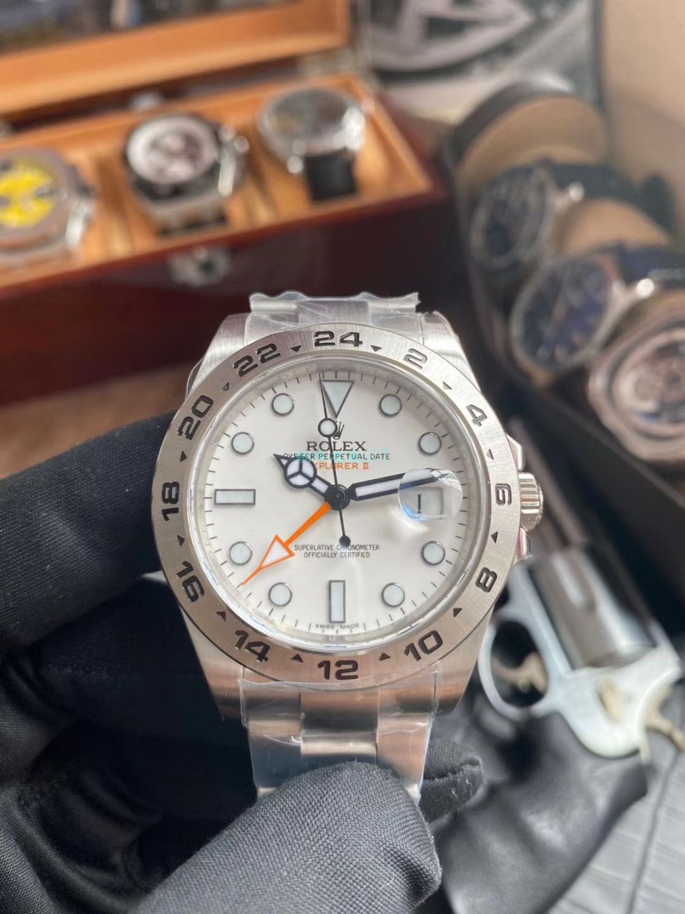 劳力士探险家型系列m216570-0001 白盘腕表  N厂探险家二代超级3187自动机械机芯   / R316