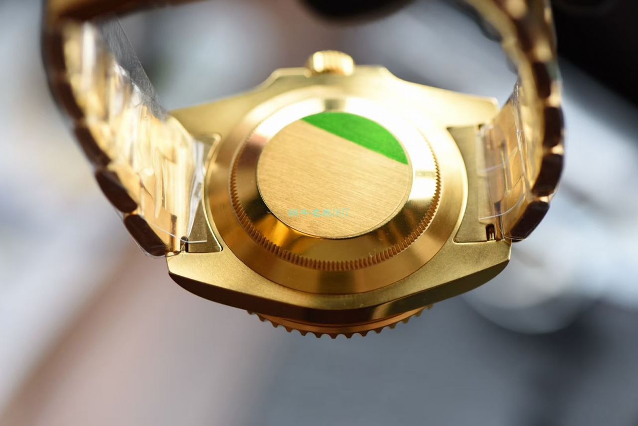 高端定制N厂V10版本劳力士绿水鬼全包金18K通体包金 / R622