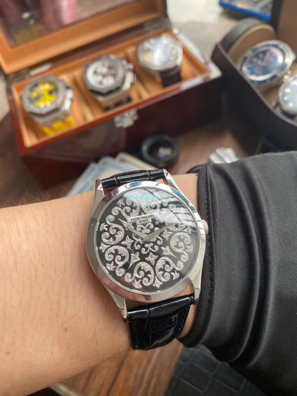 FL厂百达翡丽古典表系列5088/100P藤蔓花纹 / BD311