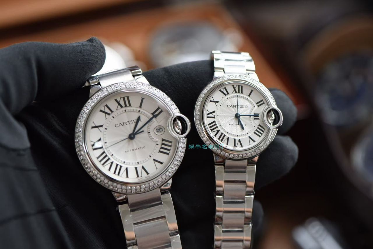   后加工高端定制真钻  卡地亚蓝气球系列33毫米W4BB0016女士腕表   / K301B