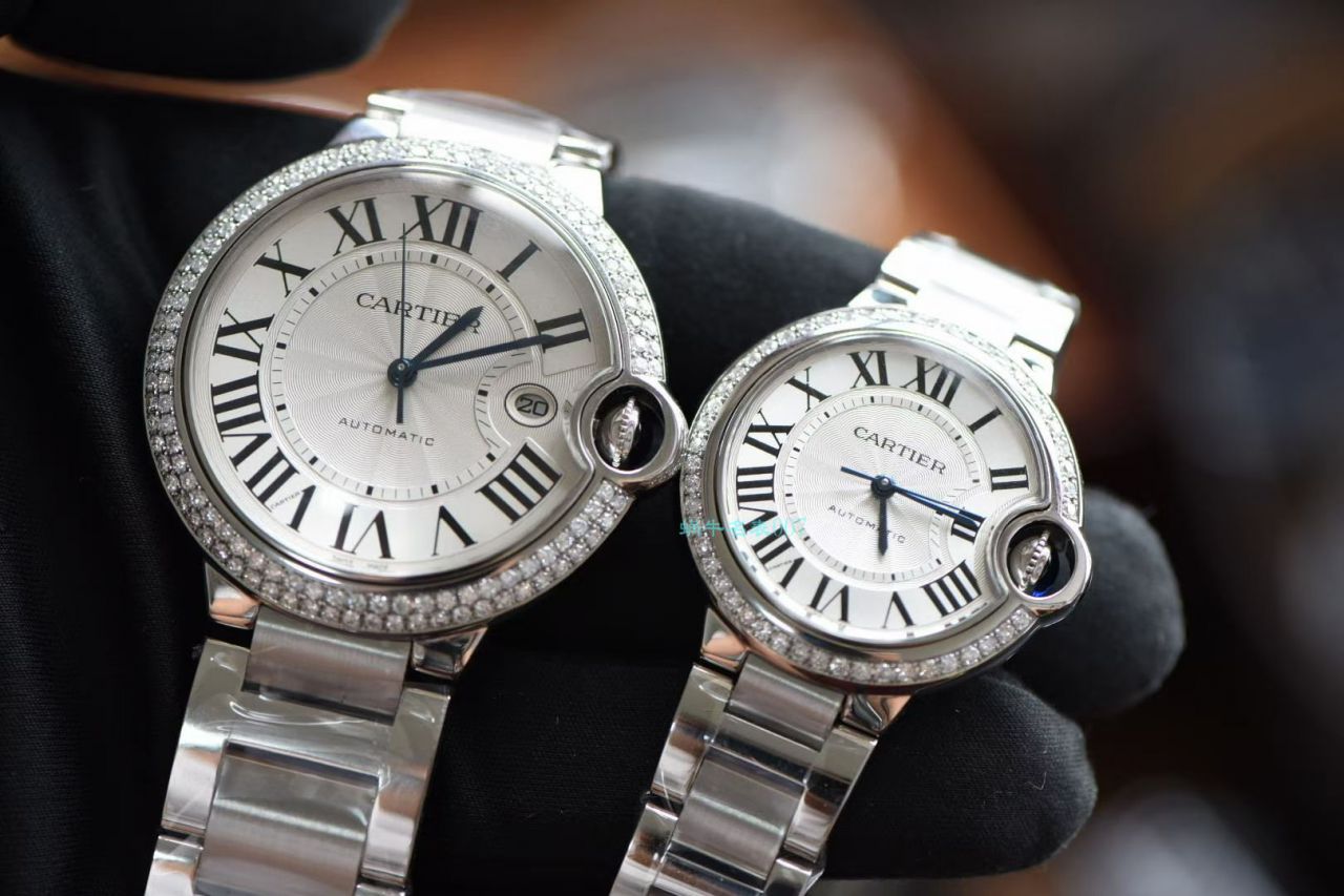   后加工高端定制真钻  卡地亚蓝气球系列33毫米W4BB0016女士腕表   / K301B