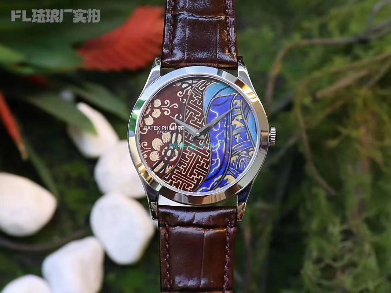 FL厂百达翡丽珍稀工艺珐琅5077P-102《不丹六面织品》，5077P-103《不丹八面织品》腕表 / BD316